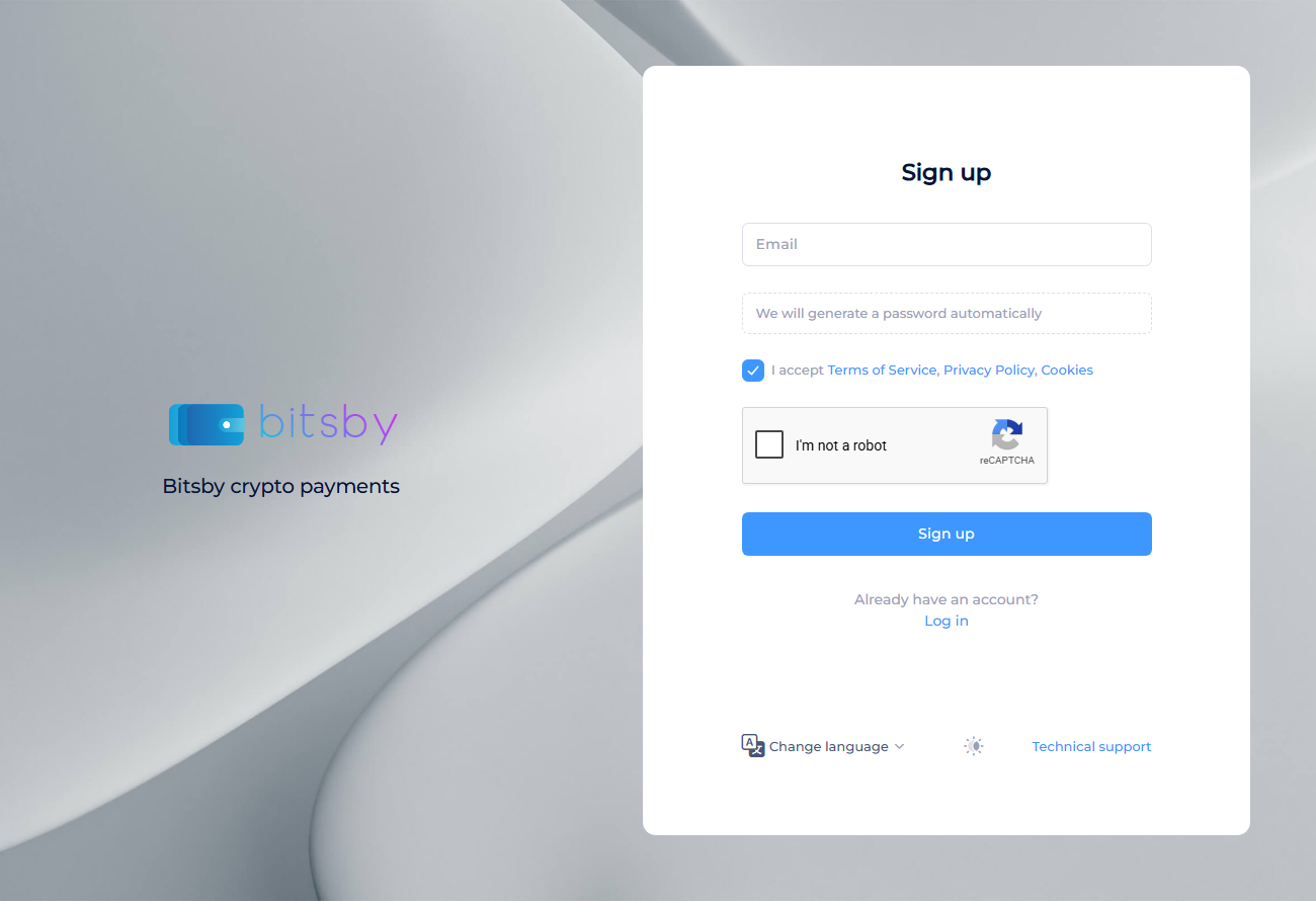 Step 1: Create an account